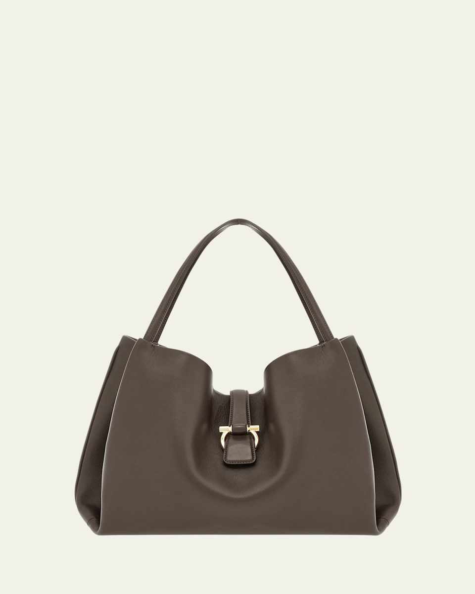 Medium Leather Tote Bag